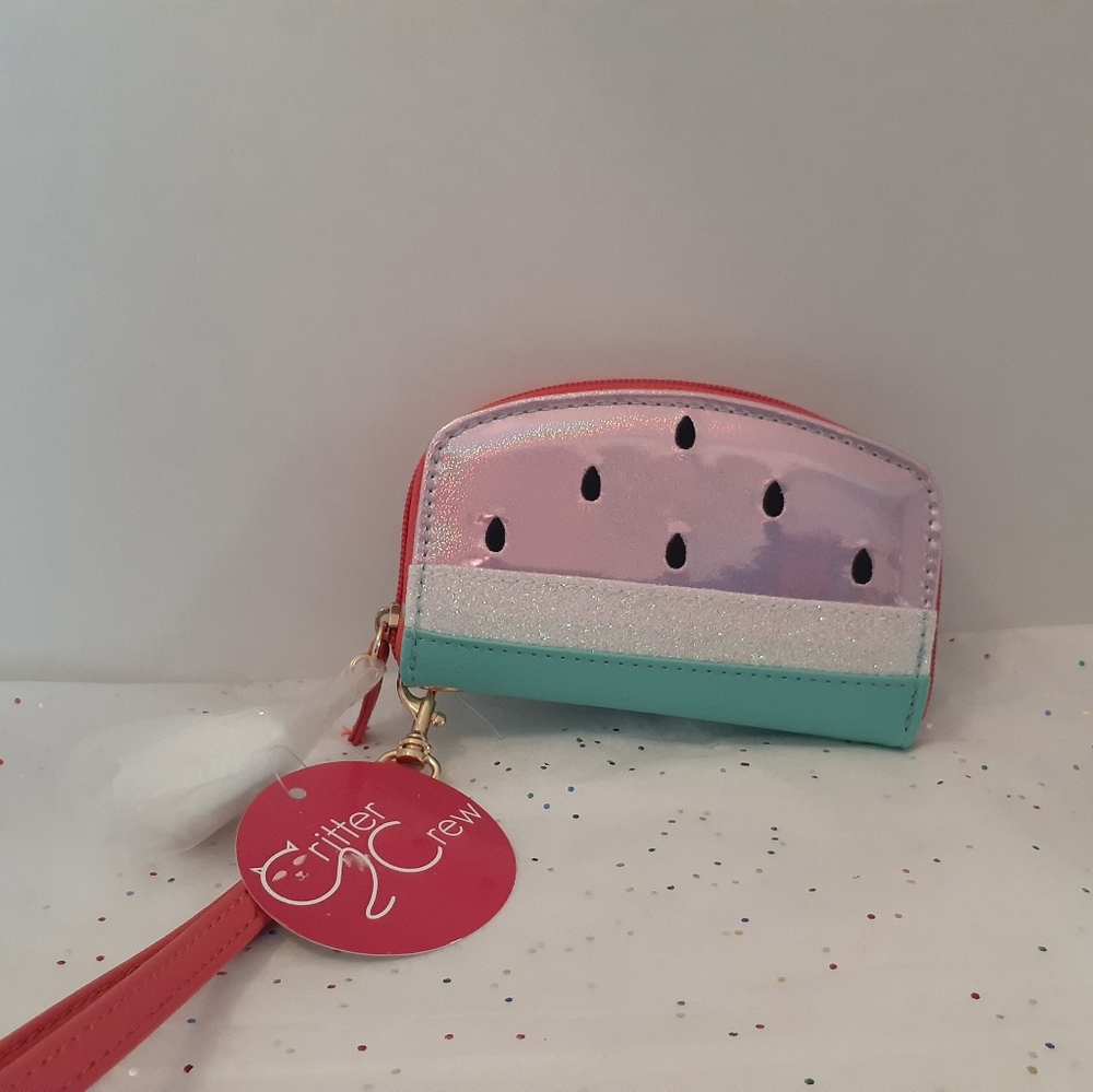 🎉S-HP🎉 10/$40 *NWT* Critter Crew Kids Watermelon Wallet